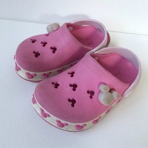 Pink *mini mouse crocs* sz. 8-9
